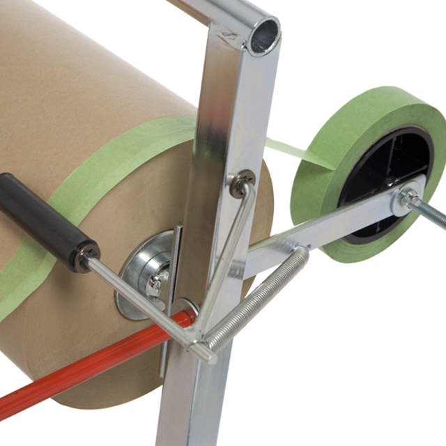 Abroller für 3 Rollen Abdeckpapier