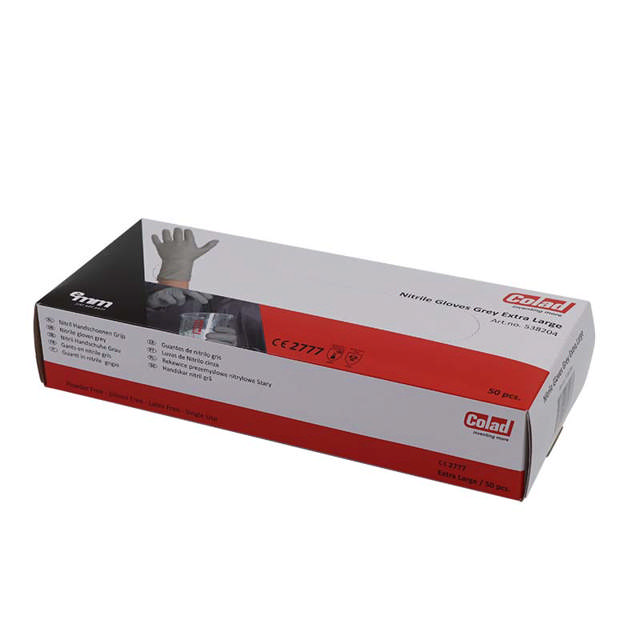 Disposable Nitril Handschoenen - Grijs 
