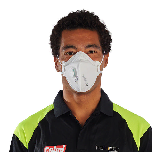 Fijnstofmasker FFP2 met uitademventiel