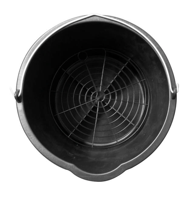 BUC 12 - Eimer mit Ausgießtülle - schwarz 12l