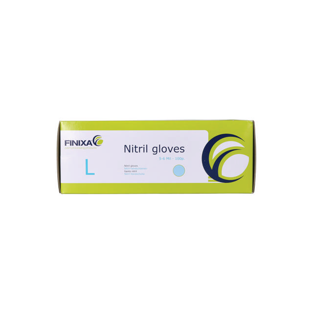 GCN 08 - Guantes desechables de nitrilo azul  M - 100 udes.