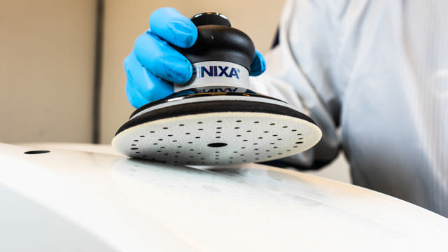 SFDC 0080 - SharpWhite Klett-Schleifscheiben Ø150mm-Multiloch P80 100st