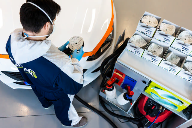 SFDC 0080 - SharpWhite Klett-Schleifscheiben Ø150mm-Multiloch P80 100st