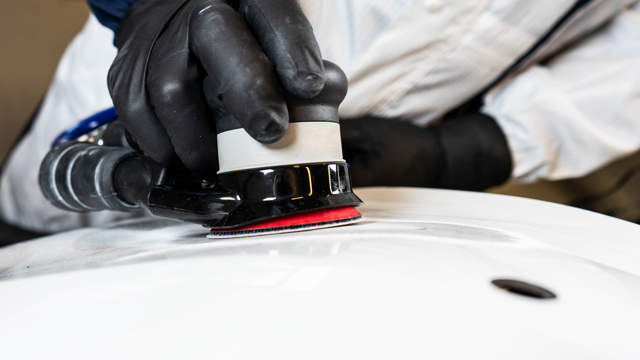 SFDD 0080 - SharpWhite Klett-Schleifscheiben Ø75mm - Multiloch P80 50st.