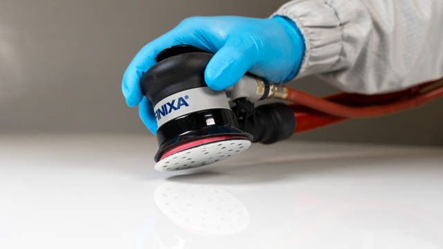 SFDD 0080 - SharpWhite Klett-Schleifscheiben Ø75mm - Multiloch P80 50st.