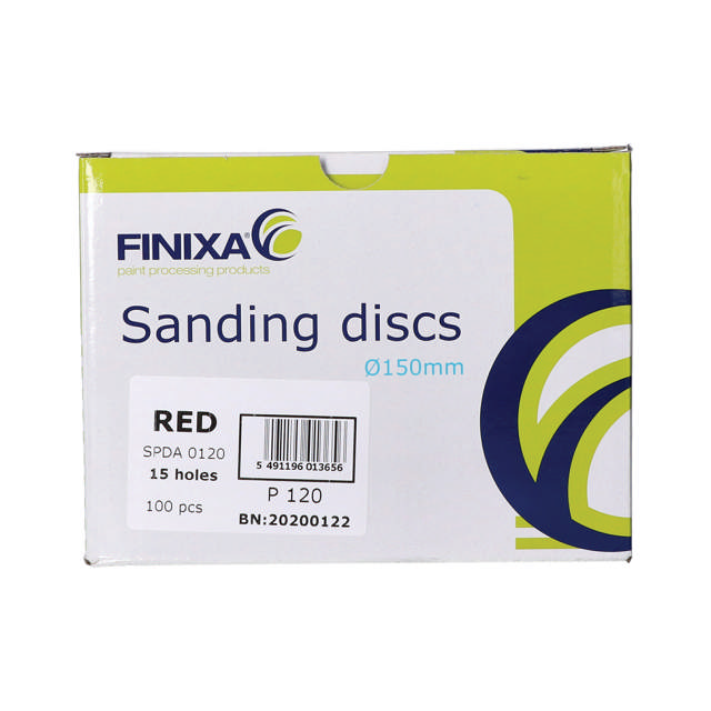 SPDA 0040 - Rot Klett-Schleifscheiben Ø150mm 15 Löcher P40 50st.