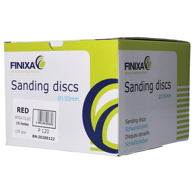SPDA 0040 - Rot Klett-Schleifscheiben Ø150mm 15 Löcher P40 50st.