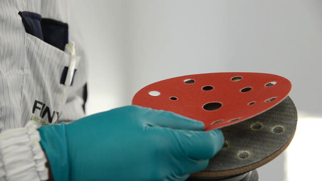 SPDA 0040 - Rot Klett-Schleifscheiben Ø150mm 15 Löcher P40 50st.