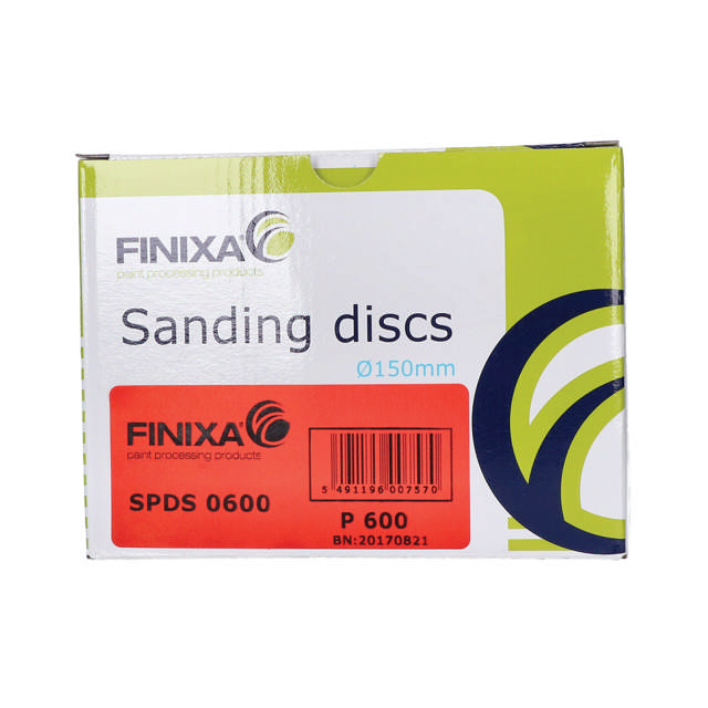 SPDS 1200 - Rot Klett-Schleifscheiben Ø150mm ohne Löcher P1200 100st.