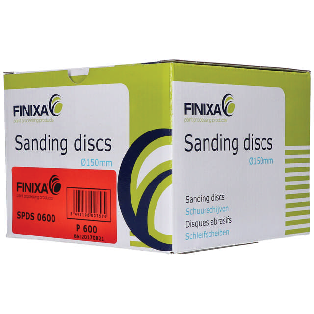 SPDS 1200 - Rot Klett-Schleifscheiben Ø150mm ohne Löcher P1200 100st.