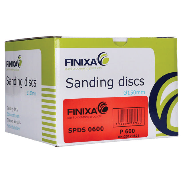 SPDS 1200 - Rot Klett-Schleifscheiben Ø150mm ohne Löcher P1200 100st.