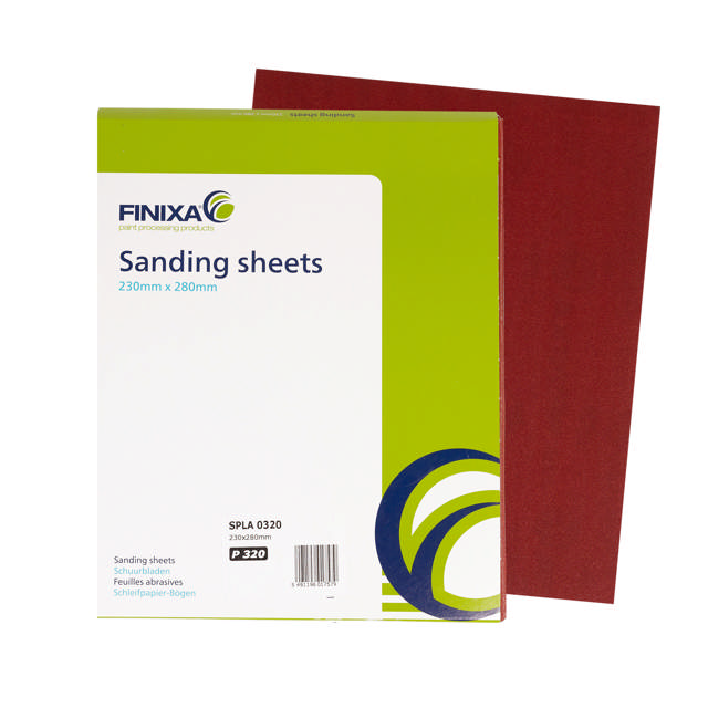 SPLA 0080 - Feuilles abrasives 230x280mm P80 50p.