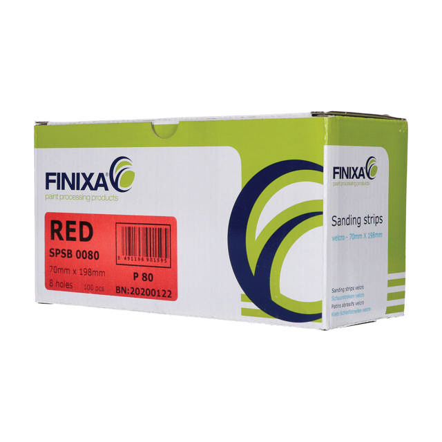 SPSB 0400 - Bandes abrasives-papier-70x198mm 8 trous P400 100p.