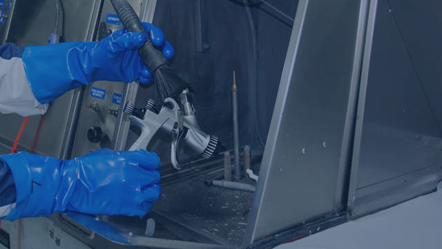 Automatischer Pistolenreiniger mit vollautomatischem Spülsystem