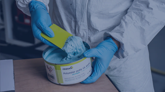 Polyester-Spachtel ultraleicht – Azure