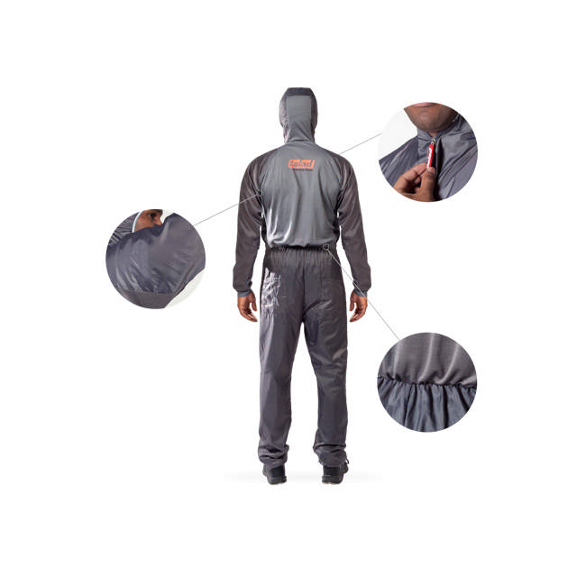 Colad BodyGuard® Overall – Durable grey paint suit offering anti-static protection, tight fit, and maximum comfort for professional use.