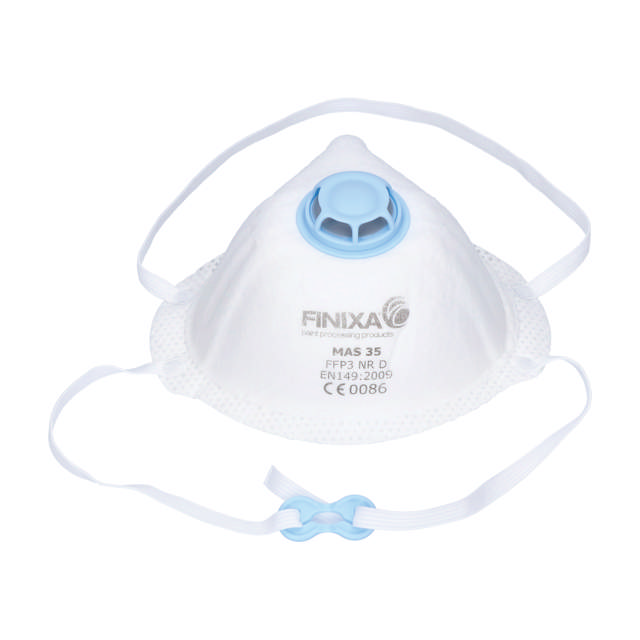 MAS 35 - Masque anti-poussière P3 avec valve - 10p.