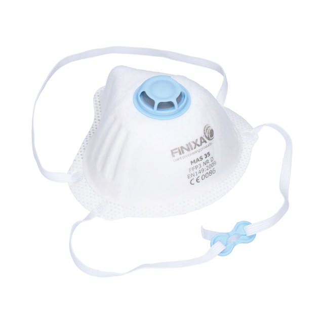 MAS 35 - Masque anti-poussière P3 avec valve - 10p.