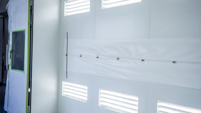 PLA 32 - Folie für Spritzkabine 15µm 260cm x 100m