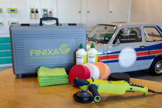 Polierkoffer + Elektrische Poliermaschine