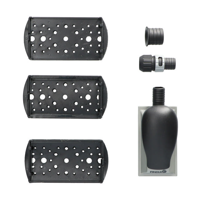 SAB 07 - Klett Schleifblock - ergonom. Griff + 3 Schleifformen