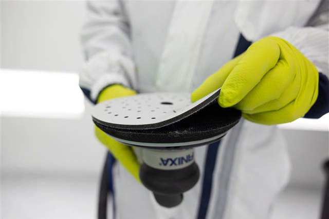 Lackvorbereitung Schleifsystem