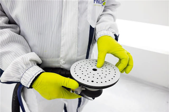 Lackvorbereitung Schleifsystem