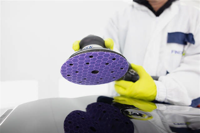 Purpur Schleifpapier - Keramik - Ø 150 mm – 15 Loch