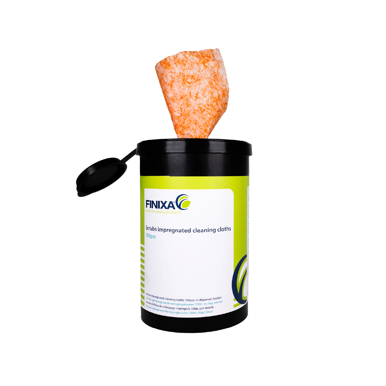 SCR 100 - Scrubs imprägnierte Reinigungstücher 100st./Disp. Eimer