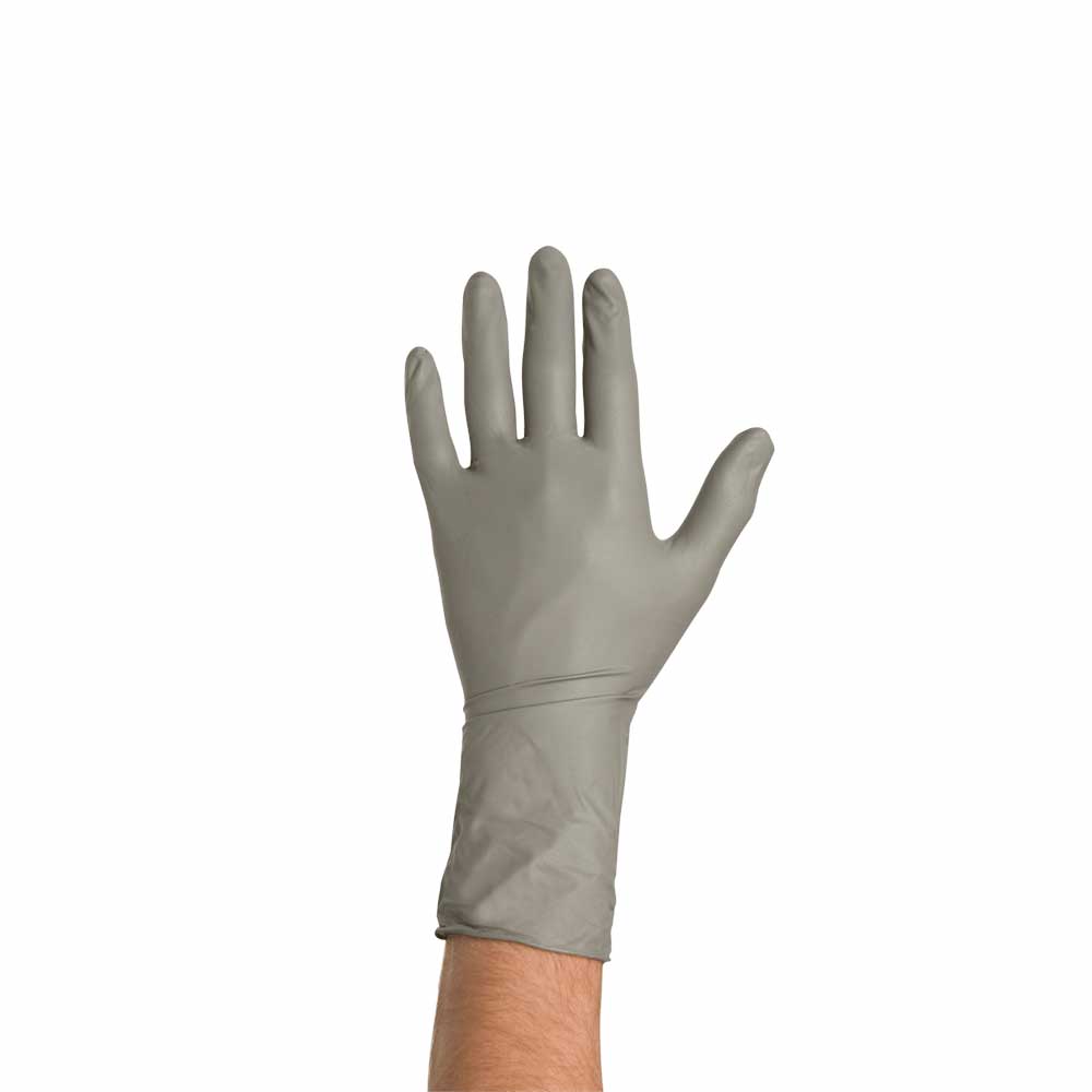 VAR VR78003 Gants en Nitrile Mixte Adulte, Gris, FR : XL (Taille